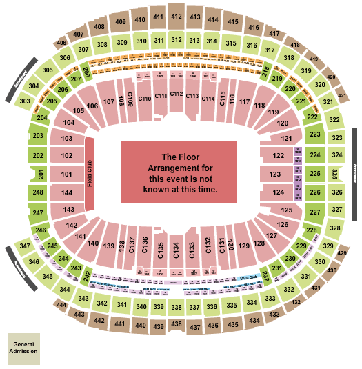 Allegiant Stadium Canelo Alvarez Seating Chart